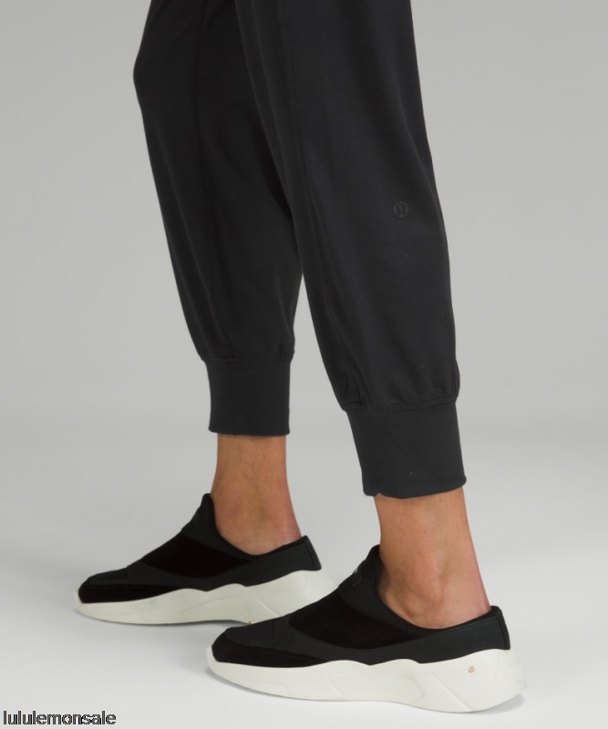 Lululemon Damen DELULU251 | Schwarz Ready To Rulu Hoch Sitzende Jogginghose In 7/8-länge Nur Online